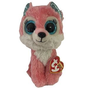 Ty Beanie Boos Maggie The Pink Wolf Great Wolf Lodge Small 6" Plush With TY Tag